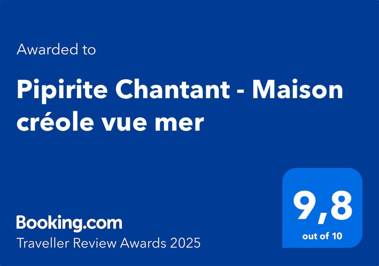 סנט-רוז Pipirite Chantant - Maison Creole Vue Mer מראה חיצוני תמונה
